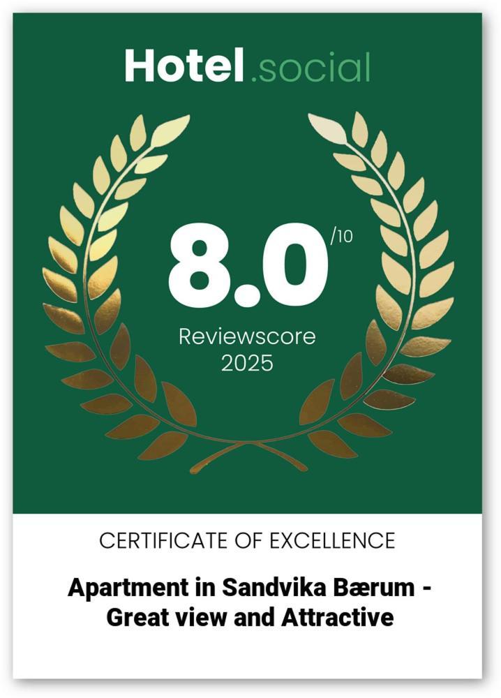 Jeci Apartment Sandvika Baerum - Great View And Attractive Εξωτερικό φωτογραφία